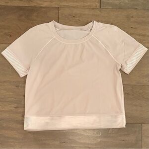 Lululemon Stripe In Stride short sleeve